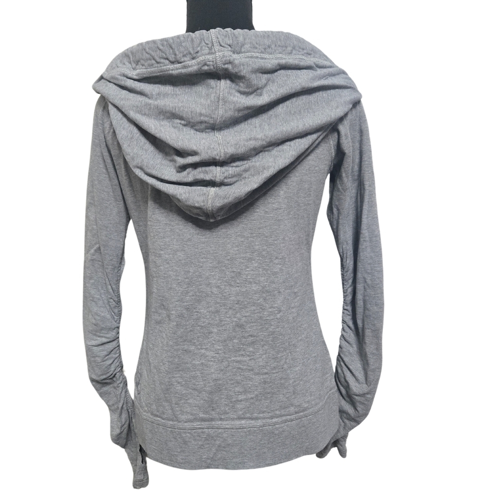 Lululemon Reversible Gray Striped Women's Hoodie - Picture 6 of 7